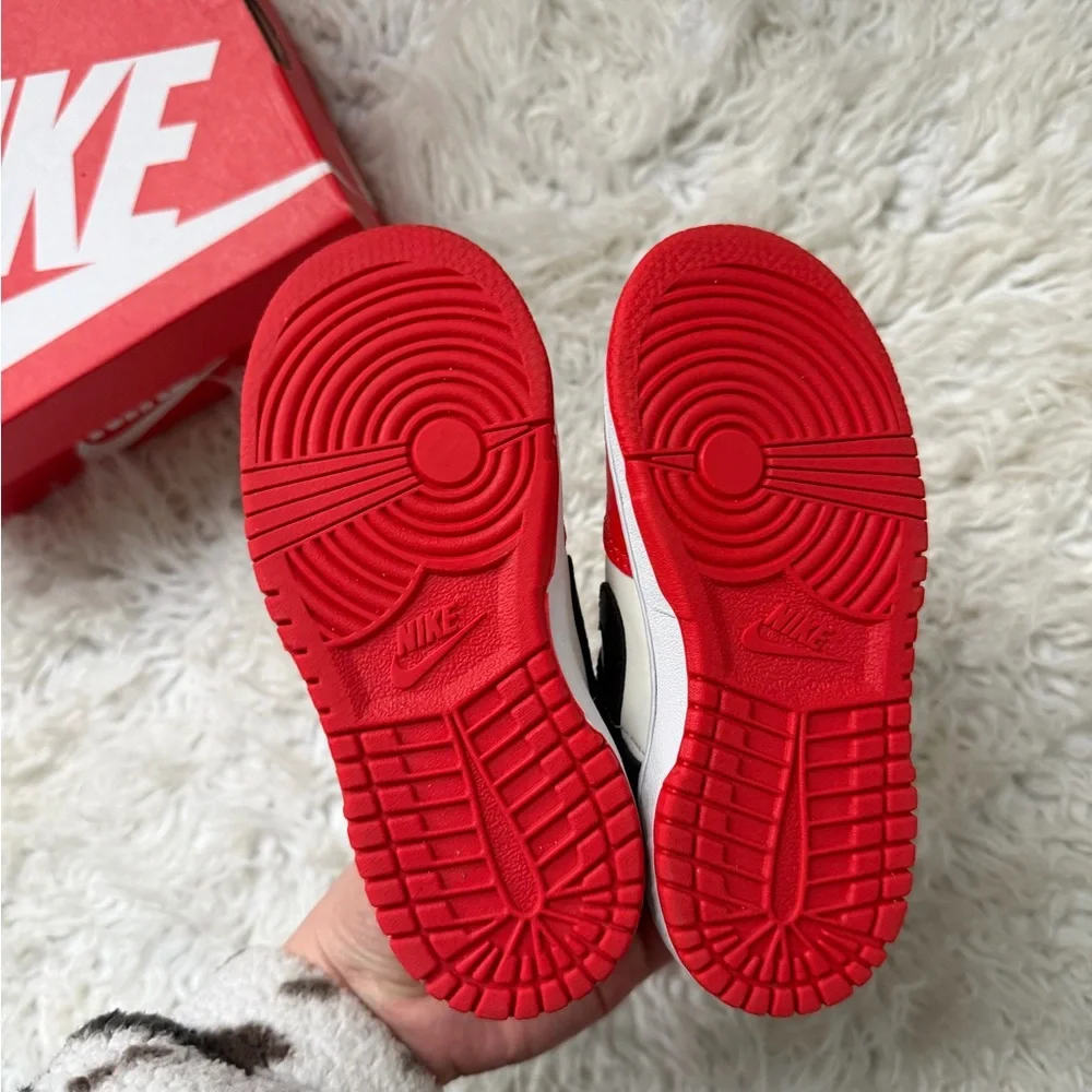 Nike Kids' Red, White & Black Low-Top Sneakers